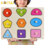 Montessori Wooden Jigsaw 3D Puzzles