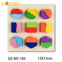 Montessori Wooden Jigsaw 3D Puzzles