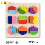 Montessori Wooden Jigsaw 3D Puzzles