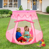 Outdoor Indoor Princess Play Ball Tent