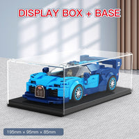 Sport Racing Car Model With Display Box Assembly High-Tech Car Toys Building Blocks