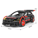 MOULD KING 18013 High-Tech Car Toys APP RC MOC-6604 Hatchback Type R Model 20053 Building Blocks Bricks