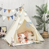 Kids Canvas Teepee Play Tent