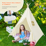 Kids Canvas Teepee Play Tent