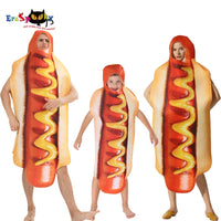 Hot Dog Costumes Family Matching Set