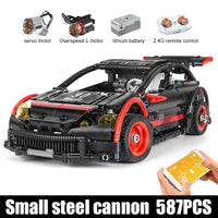 MOULD KING 18013 High-Tech Car Toys APP RC MOC-6604 Hatchback Type R Model 20053 Building Blocks Bricks