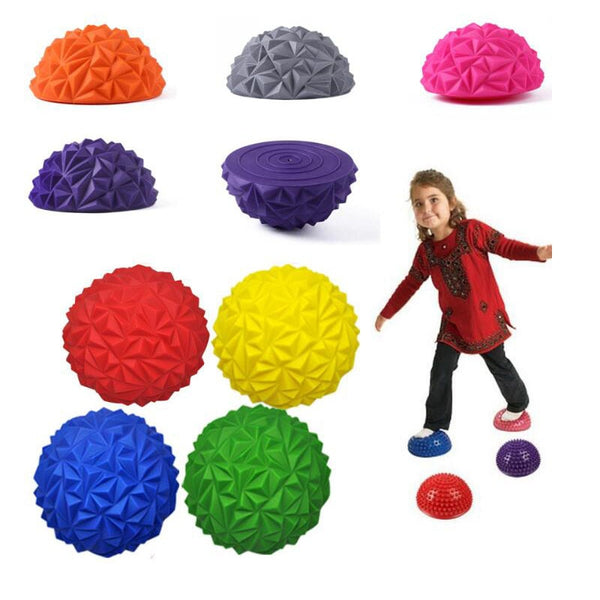 Children's Sensory Hemispherical Massage Mat Balance Training Ball