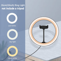 Photography Ring Light with Tripod Stand