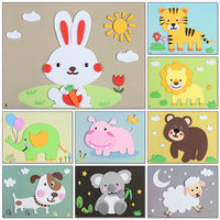 12Pcs DIY 3D EVA Foam Sticker Art