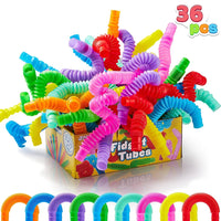 36PCS Pop Fidget Tubes Sensory Toys